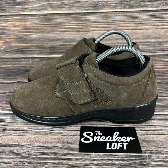 Orthofeet Wichita Women's Brown Orthopedic Shoes‎ 7.5 WIDE - Picture 3 of 8